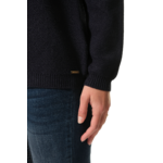 pull col v marine pour femme