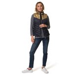 doudoune sans manche doré et marine pour femme hublot
