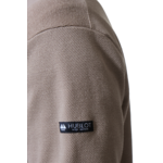 pull vol zippé en beige pour homme hublot
