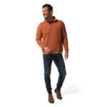 pull vol zippé en marron pour homme hublot
