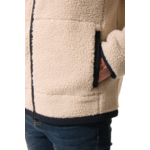 Polaire beige pour homme hublot