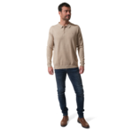 Polo manches longues Beige pour homme hublot
