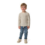 Tee-shirt Ecru-Kaki enfant hublot