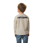 Tee-shirt Ecru-Kaki enfant hublot