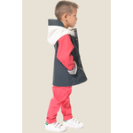 Ciré Marine-Rouge-Blanc Enfant hublot