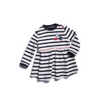 Robe bébé blanc-marine hublot