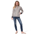 Veste rayé Ecru-Marine pour femme hublot
