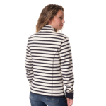 Veste rayé Ecru-Marine pour femme hublot