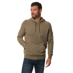 Pull à capuche kaki pour homme hublot