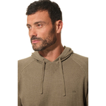 Pull à capuche kaki pour homme hublot