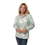Ciré vert métallisé cintré pour femme hublot