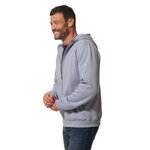 Sweat à fermeture éclaire bleu pour homme hublot
