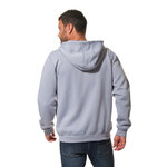 Sweat à fermeture éclaire bleu pour homme hublot