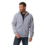 Sweat à fermeture éclaire bleu pour homme hublot