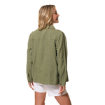 Veste kaki pour femme hublot