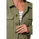 Veste kaki pour femme hublot
