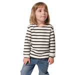 PULL ECRU_MARINE ENFANT hublot