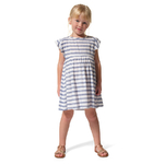 lapazeenf robe fille raye bleu hublot mode marine