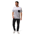 stone homme tee shirt blanc marine hublot mode marine