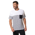 stone homme tee shirt blanc marine hublot mode marine