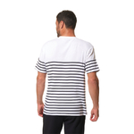 stone homme tee shirt blanc marine hublot mode marine