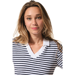 Dorothe femme robe blancmarine hublot mode marine