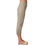 LINDA femme pantacourt kaki hublot mode marine