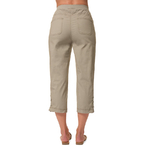 LINDA femme pantacourt kaki hublot mode marine
