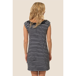 salsa femme robe marine blanc hublot mode marine