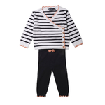 athenalay ensemble bébé fille hublot mode marine
