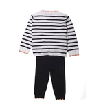 athenalay ensemble bébé fille hublot mode marine