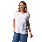 tee shirt femme bohemia blanc hublot mode marine (2)