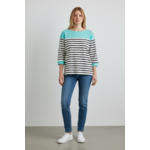 T shirt manche mi longue pool blanc