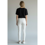 Pantalon aileen blanc femme hublot