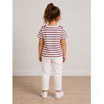 T shirt fille  hublot rouge