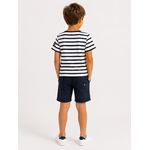 T shirt babordenf marine blanc hublot