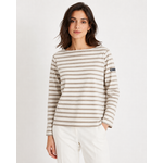 T shirt manche longue écume hublot femme