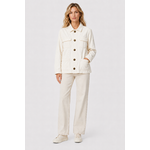 Veste blanc cassée femme hublot