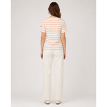 T shirt orange blanc hublot femme