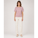 T shirt rouge blanc hublot femme