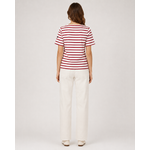 T shirt rouge blanc hublot femme