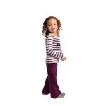 T-shirt marinière en coton pour enfant fille IDALINE Hublot mode Marine Nice