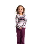 T-shirt marin en coton pour enfant fille IDALINE Hublot mode Marine Nice