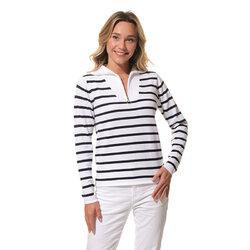 Pull Col Roulé Hublot Femme - Bleu Marin, Taille M, Neuf Avec étiquettes