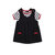 ensemble tee-shirt robe marine blanc rouge bébé fille