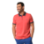 polo orange imprimé dans le dos pour homme