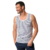 débardeur rayé blanc marine homme