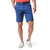 bermuda avec ceinture bleu pour homme