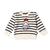 pull rayé ecru marine enfant