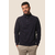 Pull col à zip Marine pour homme hublot